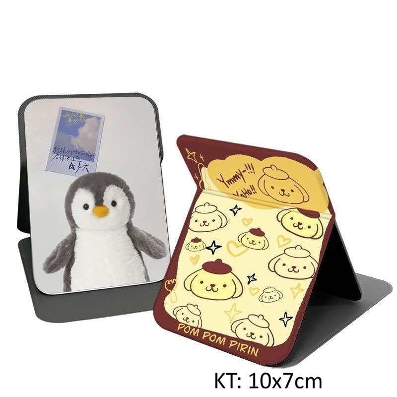 Gương soi trang điểm mini để bàn bỏ túi gấp gọn Hello Kitty mẫu mới nhất MUN STORE GUONGKI2S