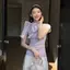 < YEI > Áo thun dệt kim ngắn tay ngọt ngào kiểu Pháp mùa hè dành cho nữ mới
