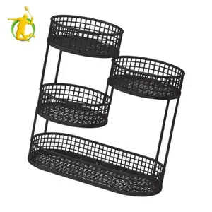 Dây Sắt Giá Trái Cây Nhà Bếp Mặt Để Đồ Giỏ Đựng Rau Bàn Bát Trái Cây Trung Tâm Cho Lễ Hội Tân Gia