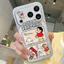 Ốp lưng iPhone Họa tiết da mạ Crayon Shin-chan họa tiết iPhone 17 16 15 14 13 12 11 Pro Max Plus Max