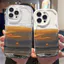 Ốp Lưng Cho Samsung Galaxy S26 S25 S24 S23 S21 S22 Plus Ultra 20 FE J7 Prime A03 A03S A02 A02S M02 A12 M12 A20 A30 Kem Vồng Cong Edge Motif Setting Sun NYK336