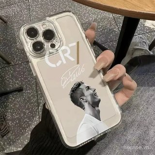 Ốp Điện Thoại Trong Suốt Phong Cách Mới Không 7 Cậu Bé Bóng Đá Thích Hợp Cho iPhone 12 13 14 15 Promax 16 17 Promax xr xs 11promax 12promax 13pro 14pro Ốp Chống Sốc Linh Hoạt