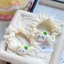 Ngọt Ngào Bốn Lá Cỏ Ba Lá May Mắn Mèo Ren Cạnh Tóc Cô Gái Đuôi Ngựa Scrunchy Giá Trị Cao Dây Buộc Tóc Dễ Thương