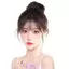 < YEI > Tóc giả kiểu Hàn Quốc mỏng thủ công chất lượng cao để trang phục tự nhiên trong các bữa tiệc và sử dụng hàng ngày Mới