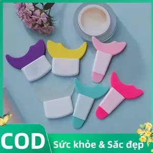 Trong Kho Đa Chức Năng Silicone Bút Kẻ Mắt Mẫu & Mascara Applicator Bàn Chải Trang Điểm Mắt Công Cụ Cá Tuyết