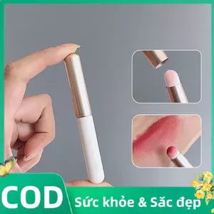 Trong Kho Mini Ngón Tay Son Môi Pha Trộn Bàn Chải Chính Xác Kem Che Khuyết Điểm Xách Tay Trang Điểm Công Cụ Cá Tuyết