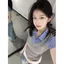 Áo sơ mi hai mảnh giả phong cách Hot Girl kiểu Mỹ phù hợp với mọi phong cách Slim-Fit Slimmer Look Top