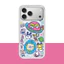 Ốp điện thoại cứng hình phi thuyền hoạt hình từ tính cho iPhone 17 16 Pro 15 14 Pro Max Vỏ bảo vệ mờ mờ mờ trong suốt