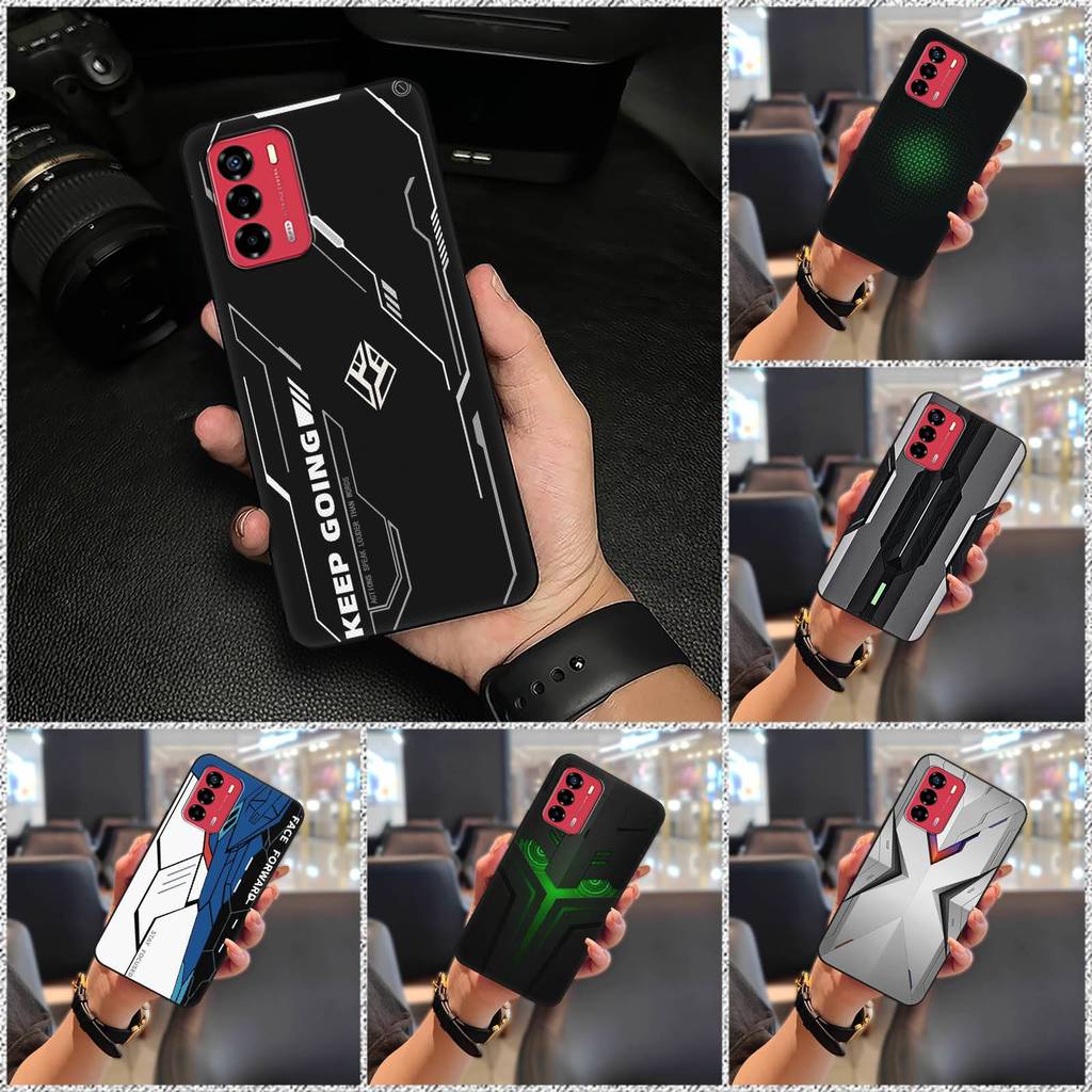 Ốp điện thoại TPU silicon bền cho ZTE Blade V40 Vita / A72, thiết kế thời trang, bọc toàn bộ, chống va đập, bảo vệ chống bụi bẩn
