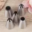 Luckyew 5 Chiếc Thép Không Gỉ Icing Piping Pastry Nozzles Cupcake Cream Making Set TQ