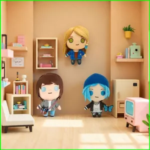 PS1 Life is Strange Max Caulfield Rachel Amber Plushie Game Merch Búp bê bông sang trọng dễ thương SP1