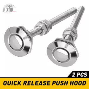2 Chiếc Nhôm Ốp Lưng Phát Hành Nhanh Bộ Chốt Cho Thân Xe Fender Hatch-Lid