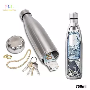 HL Bí mật Ẩn Bình nước bằng thép an toàn Hộp tiền an toàn Bí mật Sh Spot Có thể ẩn An toàn Bộ lưu trữ cho thẻ Chìa khóa Tiền mặt LMWU