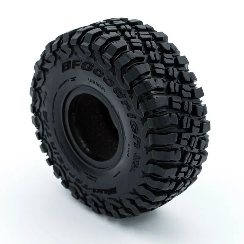 4 117mm RC Xe 1.9 Inch Cao Su Lốp Đá Bánh Xích Lốp Xe Cho Xe RC TRX4 TRX6 AXIAL SCX10 RC4WD D90 TK300 CC01 YIKONG 4102 4103 4082 Baabaja1000