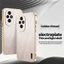 Vỏ Cho Honor 200 Pro 200Pro 5G Vỏ Điện Thoại Mạ Điện Cạnh Chống Sốc Vỏ Tre Họa Tiết Sợi Chống Trầy Xước Vỏ Bảo Vệ