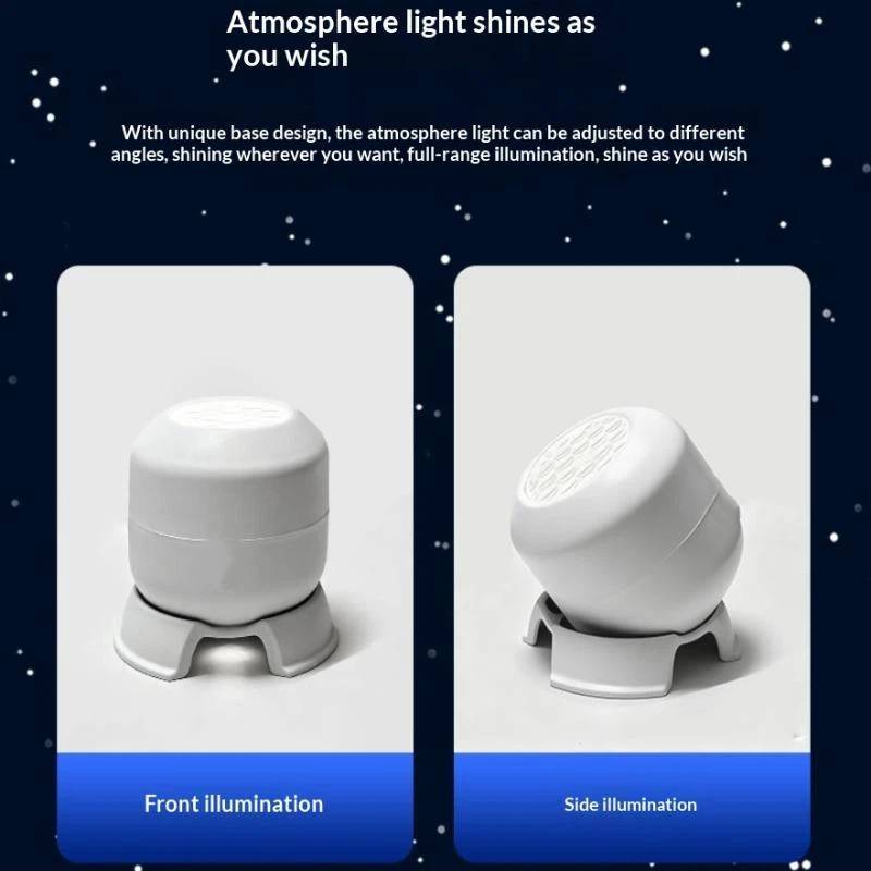Đèn chiếu đại dương ECK LED xoay 360 độ Đèn ngủ USB năng động Làm dịu ánh sáng đầy màu sắc cho bữa tiệc gia đình Trẻ em HOT