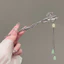 Mới Phong Cách Trung Quốc Hoa Hạt Bạc Kẹp Tóc Hợp Kim Nữ Kẹp Tóc Mũ Đội Đầu Sau Cổ Cao Cấp Kẹp Tóc Tua Rua