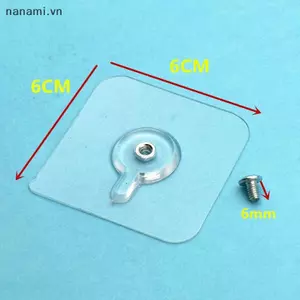 1 Cái Móc Tự Dính Dính Chắc Chắn Móc Móng Tay Poster Liền Mạch Tường Stier Móc Trong Suốt Nhà Bếp Phòng Tắm Vít Giá Đỡ [VN]