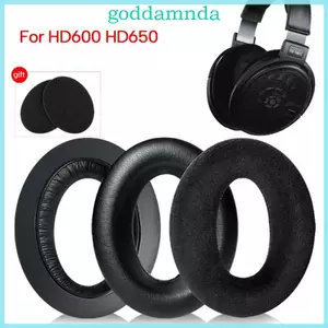 Miếng đệm tai nghe mềm GODD Miếng đệm tai cho HD600 HD650 HD545 HD565 Tai nghe Memory Sponge Earcups Dễ dàng thay thế Đệm tai thay thế