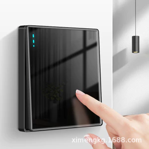 Plexiglass Bề Mặt Gương Che Khuyết Điểm Công Tắc Tường Ổ Cắm Bảng Một Mở Năm Lỗ USB TV Ổ Cắm Bảng Điều Khiển Công Tắc MG1I