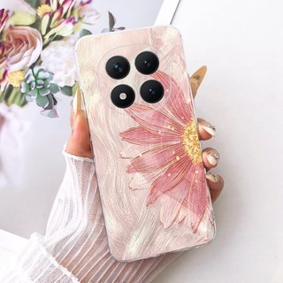 Dành Cho Xiaomi Redmi Note 15 Pro 5G 4G Vỏ Hoa Phong Cách Mới Mềm Mại Silicon TPU Ốp Lưng Cho Redmi Note 15 Pro Vỏ Điện Thoại Toàn Cầu