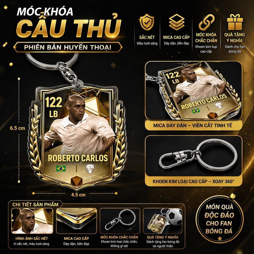 [Mùa Prime Icon FCM] Móc Khóa Cầu Thủ Thẻ Cầu Thủ FC Mobile Mùa Thẻ Prime Icon - Chú Tư Shop