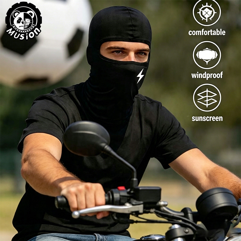 Musion Làm mát thoáng khí Balaclava Chống tia cực tím Full Face Cover cho xe máy Đi xe đạp nhiều màu