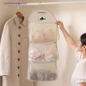 Túi Bảo Quản Đồ Lót Treo Tường Túi Lưới Thoáng Khí Sos Túi Bảo Quản Tủ Quần Áo Tổ Chức Đồ Chơi Búp Bê Túi Bảo Quản MỚI
