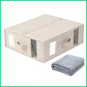 Ga trải giường Lưu trữ Tủ quần áo Ga trải giường Hộp đựng đồ Hộp vải có thể gập lại Túi đựng đồ giường cho tủ quần áo Phòng ngủ jiwvn