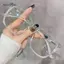 AqToCna Thời Trang Nữ Kính Vuông Lớn Chống Ánh Sáng Xanh Kính Mắt Trong Suốt Siêu Nhẹ Unisex Transparentputer Kính AqToCna