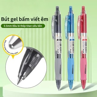 Bút Gel Đỏ Bấm Bút Bi 0.5mm Xanh Đen Học Sinh Thiết Kế Hiện Đại Phổ Biến Hàng Việt Nam Giao Hàng Nhanh