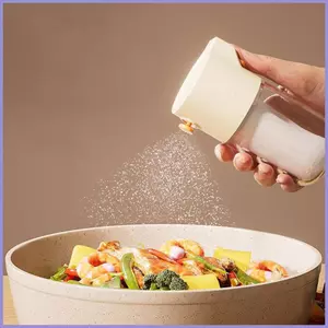 Bình lắc muối Đo muối và tiêu Bình lắc có nắp Loại đẩy định lượng chính xác Gia vị mueadsyvn