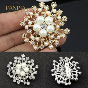 PNPIA- Ngọc Trai Nóng Kim Cương Giả Pha Lê Vintage Hoa Trâm Cài Trâm Cài Cho Nữ Quà Tặng