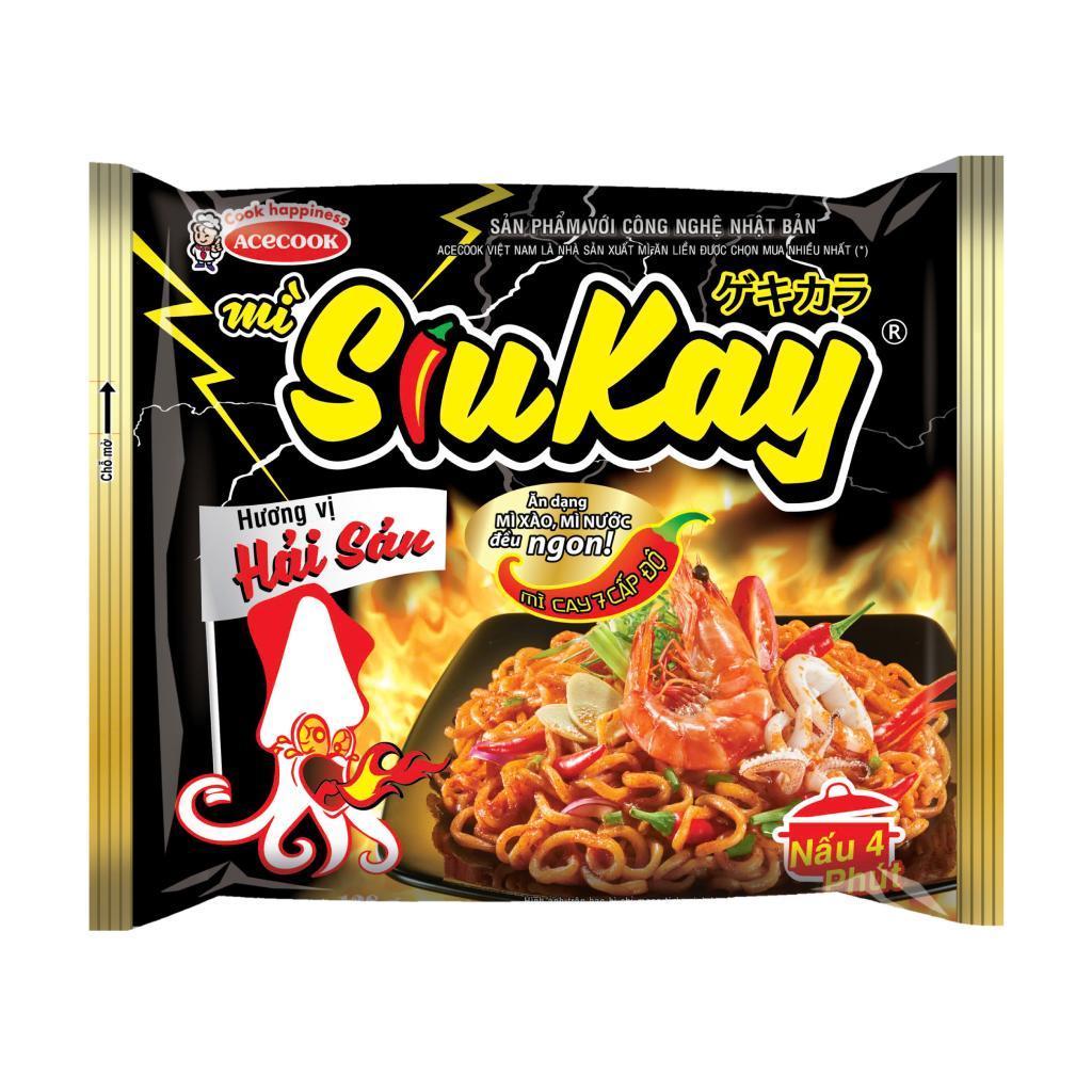 Combo 10 gói Mì hải sản SiuKay gói 128g