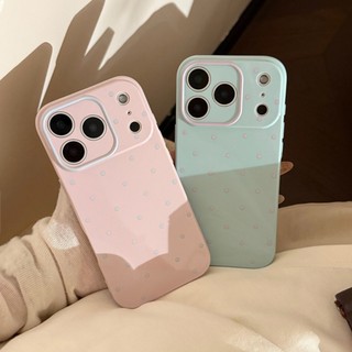 [Sheren] Ốp Điện Thoại Chấm Bi Gió Thích Hợp Cho i17 16 15 14 13 12 11 pro max Vỏ Bảo Vệ Chống Sốc