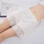 Quần short an toàn ren PYCOU, Quần short ren rỗng khâu ren hoa, Công chúa thời trang Chân thẳng dáng rộng vừa vặn Quần ngắn ống rộng trang phục kỳ nghỉ