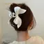 Kẹp tóc nơ PANPIA ngọc trai thanh lịch cỡ lớn cho nữ, phụ kiện tóc