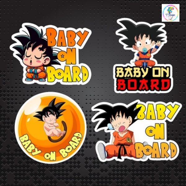 "Tem Dán Xe 'Songuku Baby In Car' - Decal Ô Tô Chống Nước Dành Cho Gia Đình Có Trẻ Nhỏ - Mày Mò Store"