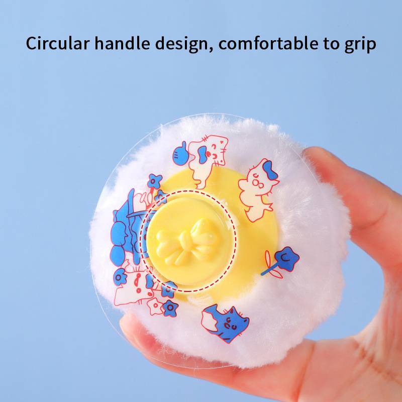 HFSHY Baby Talcum Powder Floo Box Di Động Có Thể Đổ Lại Cơ Thể Mỹ Phẩm Bột Puff Cntainer Baby Puff Case For Home Du Lịch Sử Dụng VN