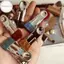 Hodou 5 Cái DIY Da Thủ Công Kim Loại Trợ Lý Khâu Kẹp Tay Cố Định Da Dụng Cụ VN