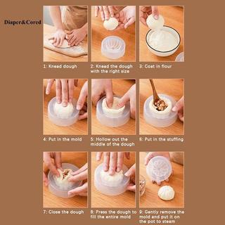 DIAPER & CORED Hấp Bun Khuôn Tự Làm Bánh Bao Máy Làm Bánh Bao Bun Khuôn Dụng Cụ, Để Làm 60-100 Bánh. YTH