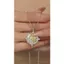 FANCIME "My Sunshine" Hoa Hướng Dương Mẹ Ngọc Trai Citrine Birthstone Xoay Vòng Cổ Bạc Sterling