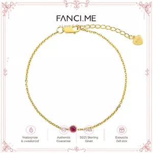 FANCIME Vòng tay Tourmaline đá sinh tháng 10 tinh tế