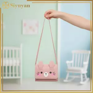 Siyuyan Kids Túi xách Mini hợp thời trang Túi đeo vai bằng da PU cho bé gái có công chúa Ví đựng tiền xu cho trang phục đi học VN