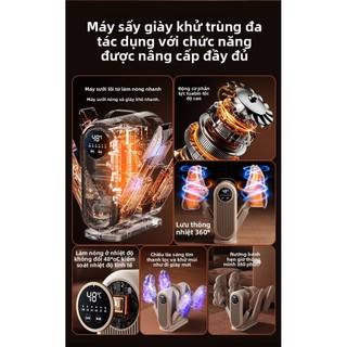 Gia Đình Mới Khử Trùng Bằng Tia Cực Tím Máy Sấy Giày Khử Mùi Khử Trùng Ướt Khô Kép Thời Gian Nhanh Khô Âu