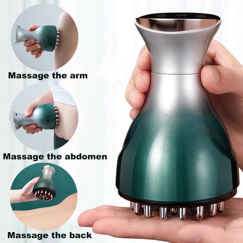 Máy mát xa Guasha có thể sạc lại LIS - Sưởi ấm giải độc bạch huyết & đốt mỡ HUJ