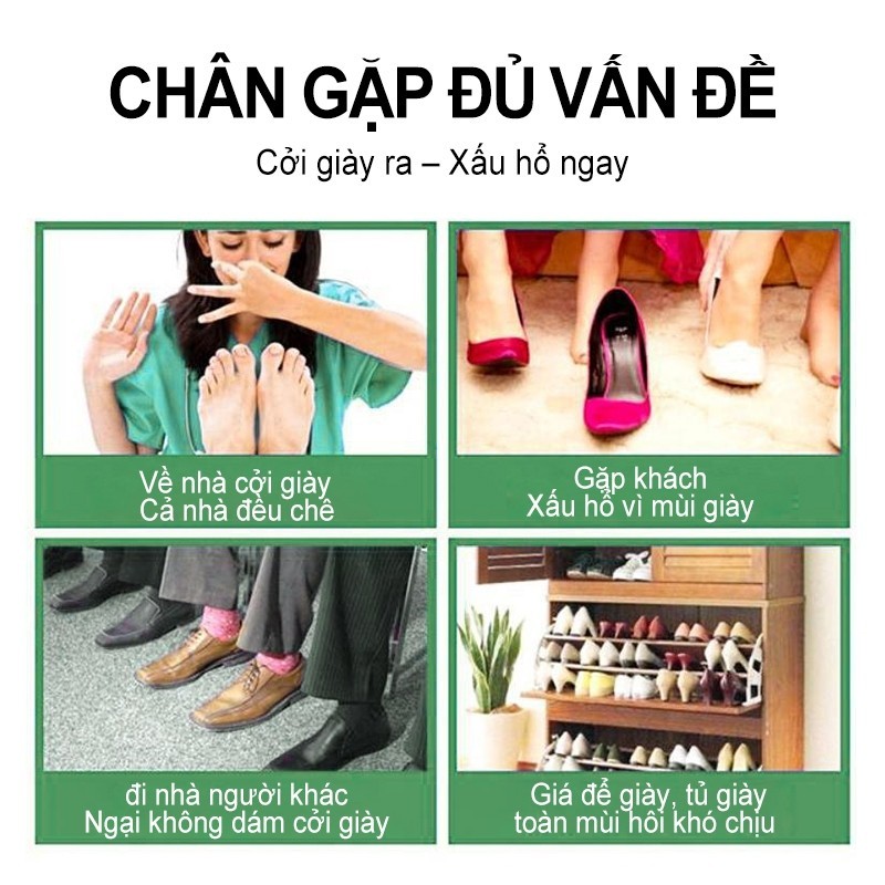 Dung dịch khử mùi chân， Thảo dược, Hạn chế vi khuẩn， Ngăn hôi chân, Ngăn mồ hôi, Lưu hương 48h