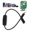 GPI4 Cung cấp trực tiếp Raspberry Pie 4A USB hiện tại cao với cáp chuyển đổi nút 501 Type-C Nam Nữ Dây nguồn mở rộng