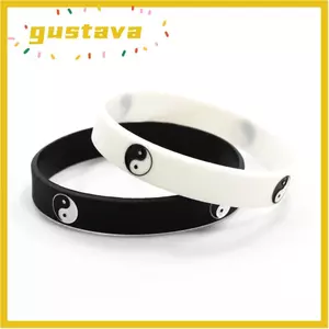 GUSTAVA Tai Chi Silicone Dây Đeo Tay Thoáng Mát Âm Dương Quyến Rũ Đường Phố Khiêu Vũ Trang Sức Phụ Kiện