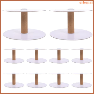 10 Chiếc Thiết Thực Hình Bobbins May Tiện Lợi Ống Chỉ Thêu Chất Liệu Dây Cuộn Dây Trống erkenai